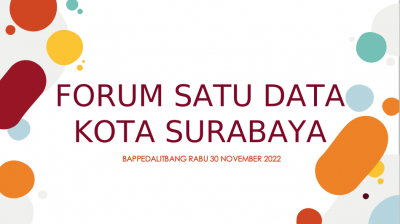 Forum Satu Data Indonesia Kota Surabaya II Tahun 2022